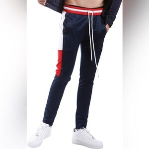 Men’s Navy/Red/White Track Joggers 2XL